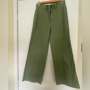 Gap - High Rise Wide Leg Crop Pants